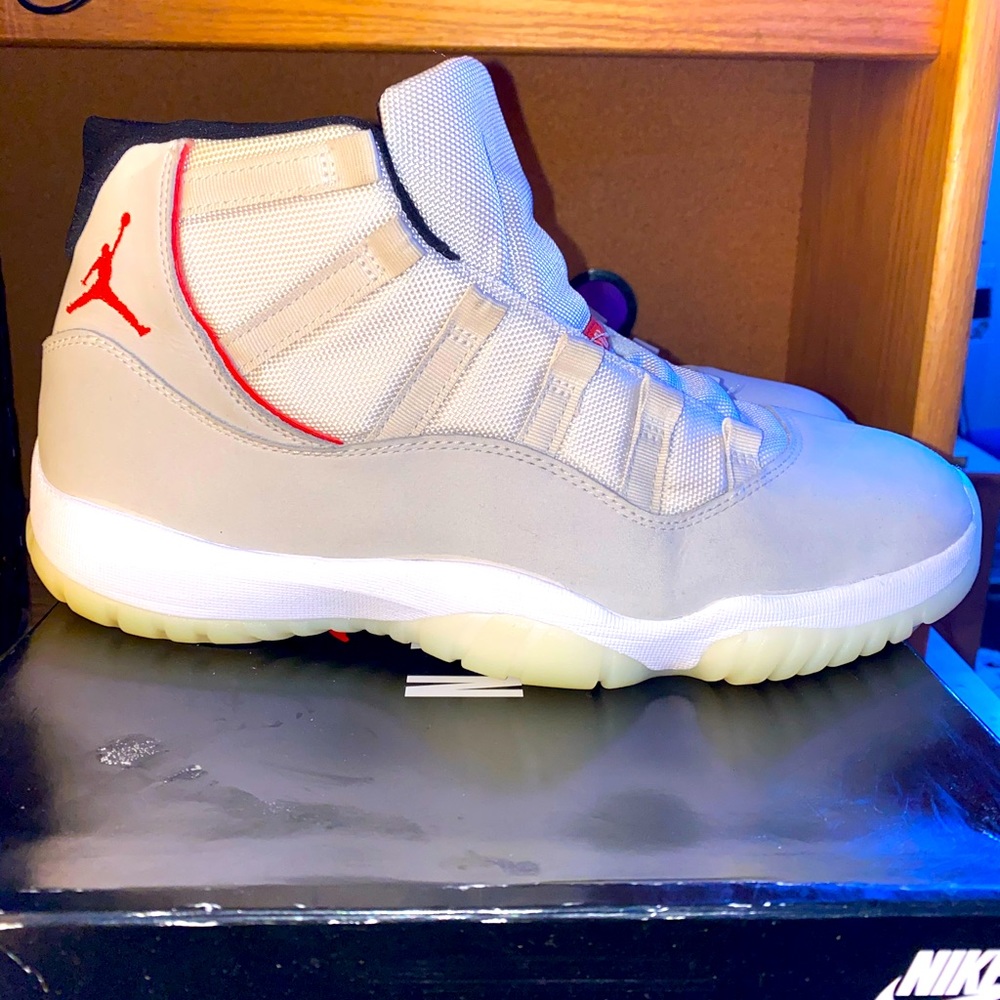 Platinum Tint Retro 11s